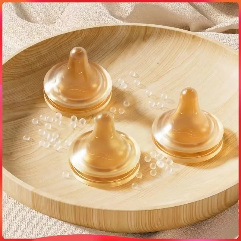 Suitable for pigeon 2nd/3rd generation bottles/Food grade silicone/Baby nipples/silicone natural taste,5CM wide mouth