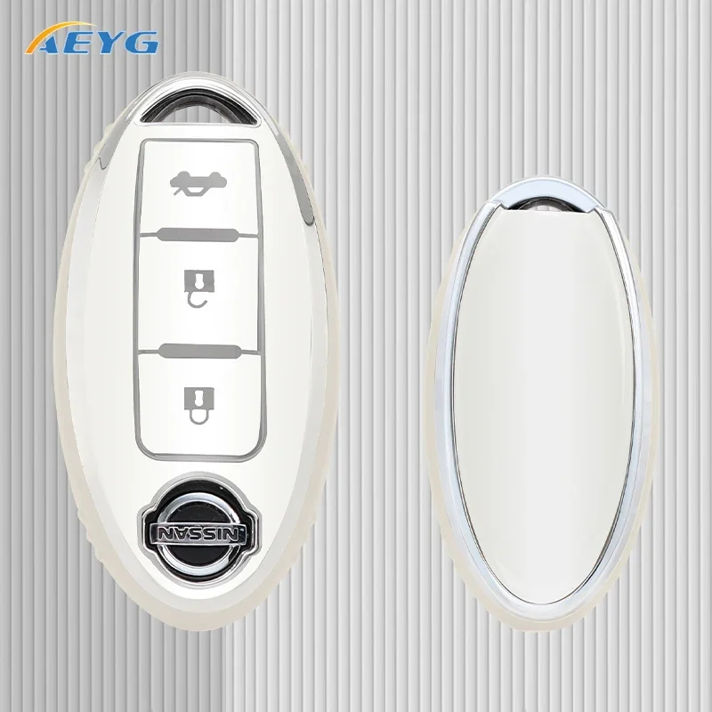 

For Nissan Qashqai X-Trail T32 T31 Juke J10 J11 Kicks Tiida Pathfinder Note For Infiniti Car Key Case Full Cover Shell Fob