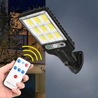 Waterproof LED Solar Street Lights 108COB Wireless Solar Powered Security Light Wall Mounted Easy To Install