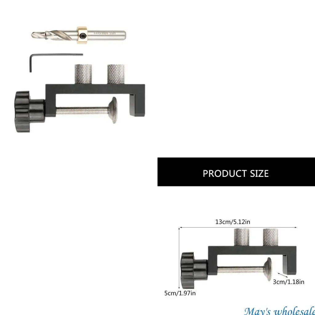 Professional Aluminum Punching Set for M6 Hole, Streamlines Woodworking 448A
