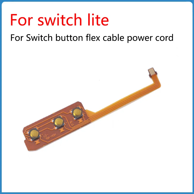 For Nintendo Switch Lite Flex Cable On/Off Button Ribbon Power Cable Cord For NS Lite Volume Button Flexible Wire Inside  Copper