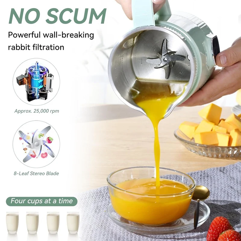 AD24-موزع حليب الصويا الكهربائية آلة كسر الجدار لحليب النباتات محلية الصنع، حليب الشوفان، صانع حليب الصويا