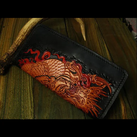 

Dragon pattern Hand-work unique design leather working tools carving punches stamp craft leather carving tools