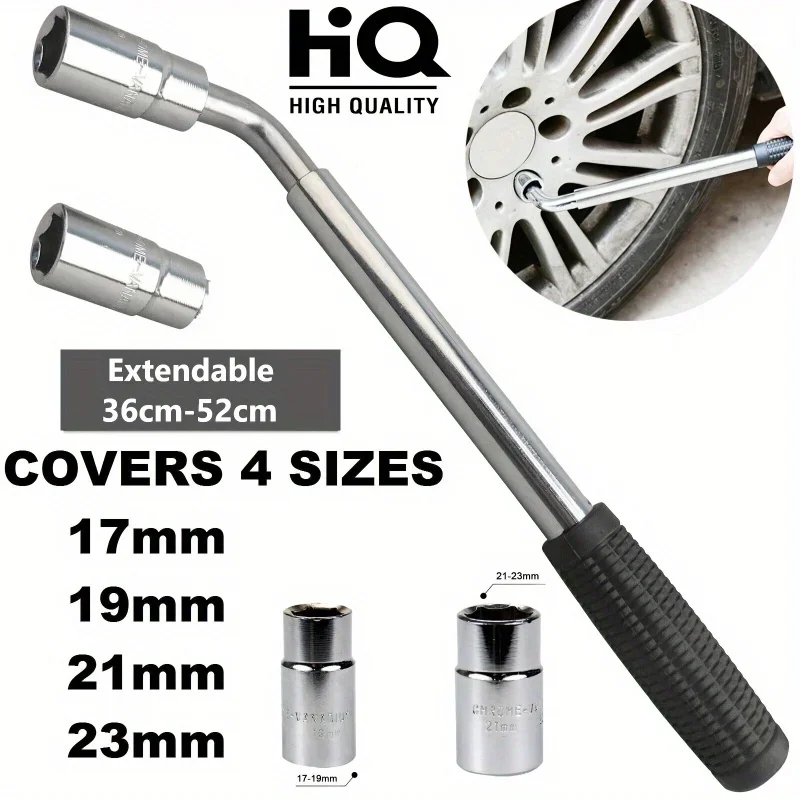 Used for car truck bracket tire repair tool telescopic lug nut wrench telescopic power wheel wrench bracket