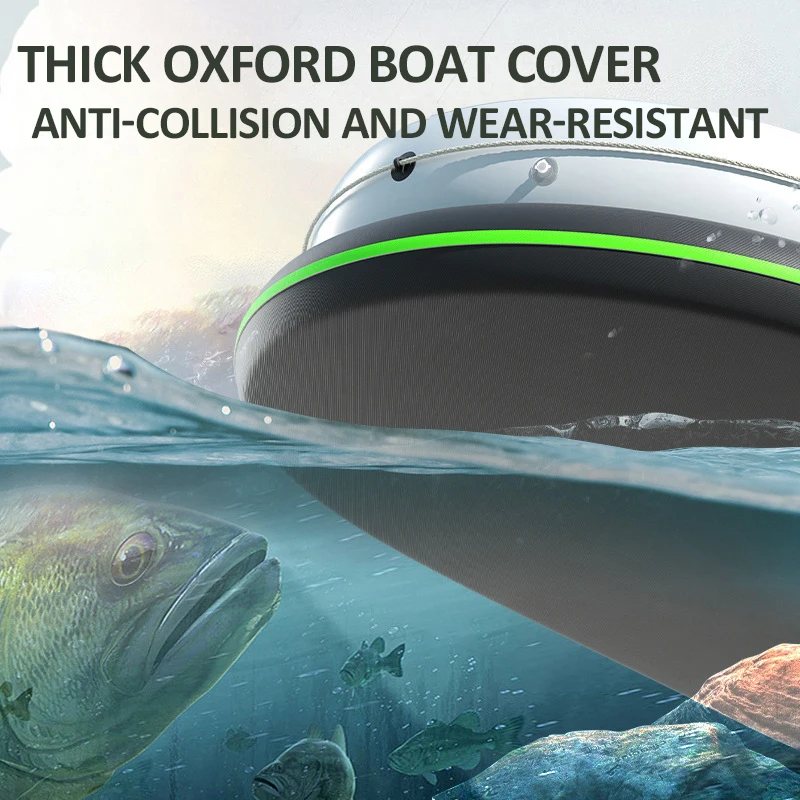 2.2M 2.6M 3M Inflatable Kayak Thickened Plastic Boat Power Thruster Double Air Cushion Fishing Boat Drift Canoe Rubber Boat