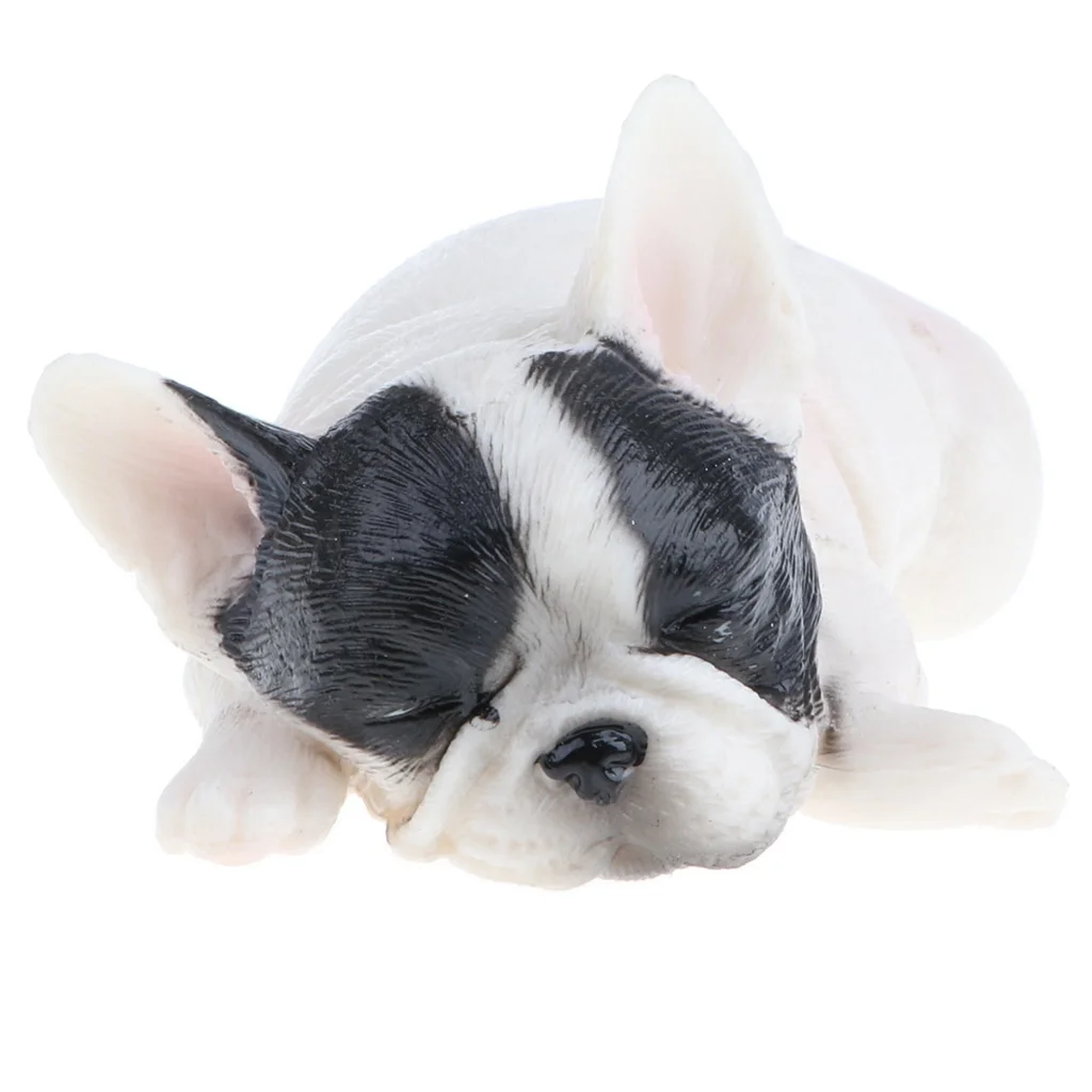 

Simulation Sleeping Little French Bulldog Dog Animals Action Figure