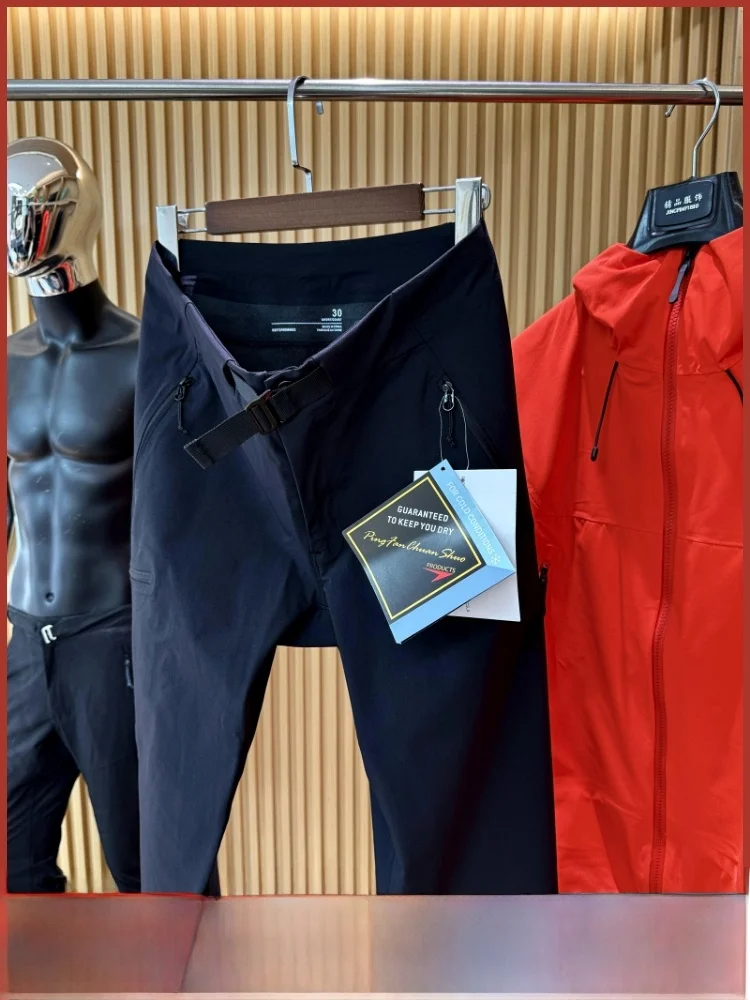 

Outdoor Men's Soft ell Windproof Breathable ell Pants Autumn Pring Glue Casual Trousers Durable Straight Leg Zipper