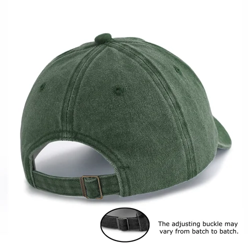 Imagen 2 del producto Gorra de béisbol lavada con estampado de oso de béisbol para adultos, estilo Retro minimalista, informal, suave y ajustable, perfecta como regalo, 1 ud.