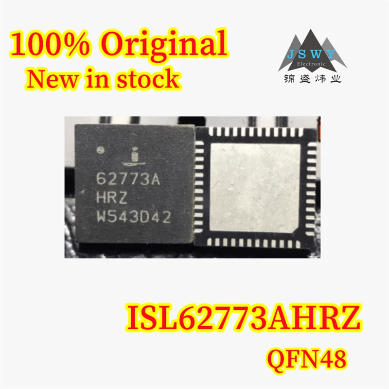 (5/20PCS) 100% New ISL62773AHRZ ISL62773A 62773A QFN48 Multiphase Step-Down Regulator Controller, In Stock, Original Chipset