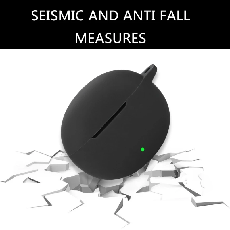 Для Buds T01 противоударный чехол для наушников, устойчивый к царапинам корпус, противопыльный моющийся силиконовый чехол, чехол