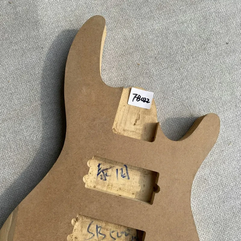 FB022 Raw Mmaterials Solid Wood+Plywood Electric Bass Body Unfinished  Active Pickups No Paints  two Pickups Replace Parts