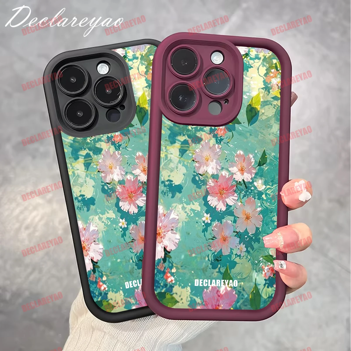 DECLAREYAO حافظة رفيعة من مادة البولي يوريثان الحراري الناعمة لهاتف جوجل بيكسل 7A 8 9 8A XL Pro مقاومة للصدمات