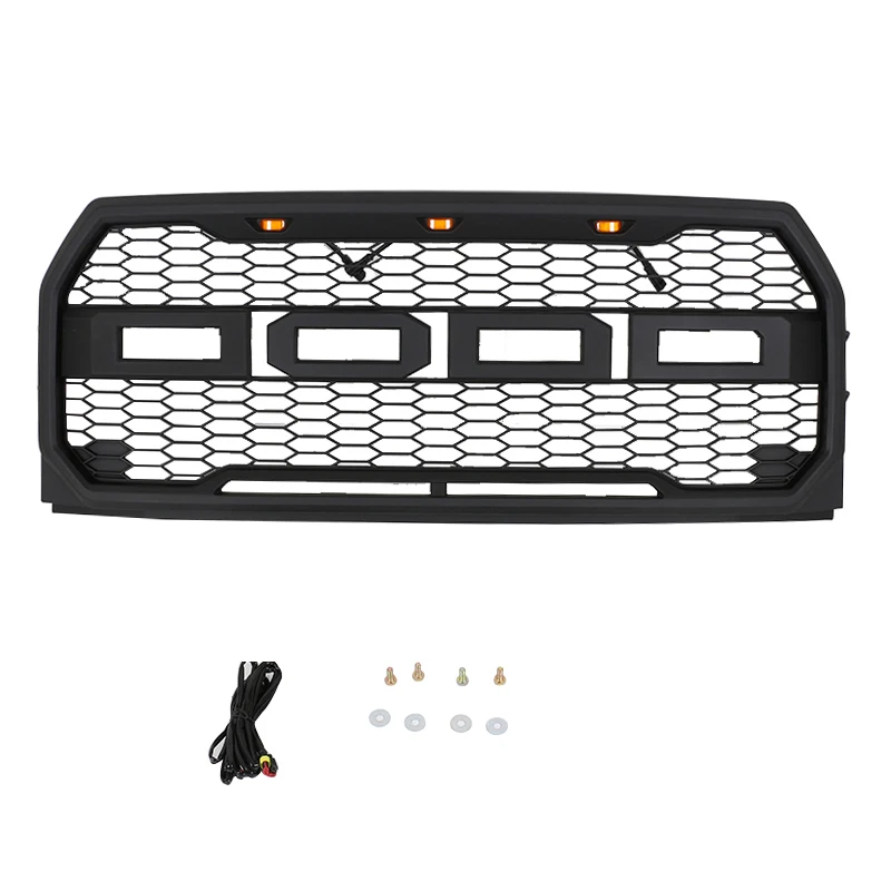 2015 2016 2017 Raptor Style Front Grill Grille Fit For F150