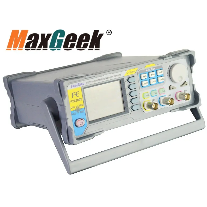 Gerador de Sinal Waveform Arbitrário 20mhz 40mhz 60mhz Função Dds de Canais Saída de Nível 4ch Ttl Maxgeek-fy8300s20m