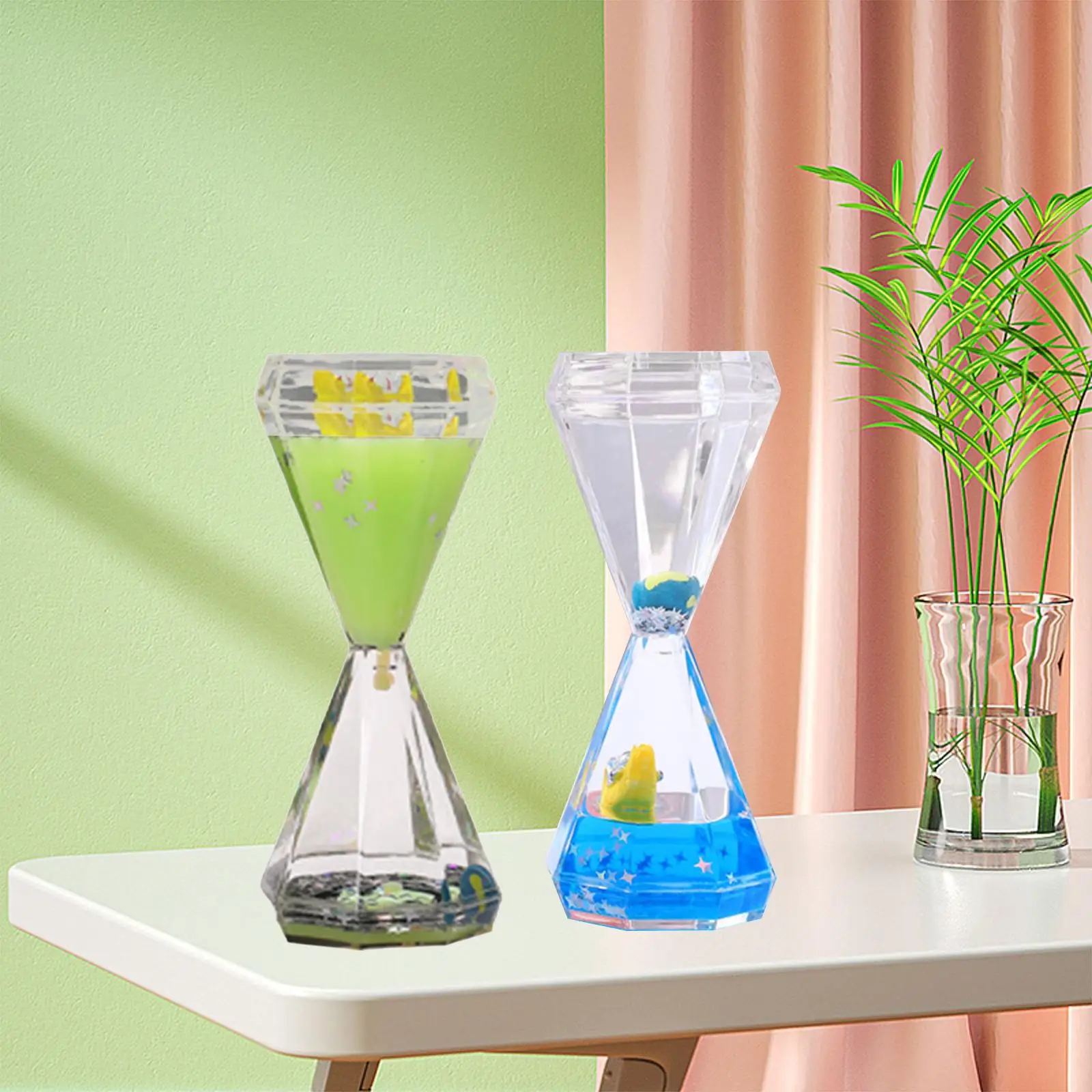 Czasomierz z płynnym mechanizmem, Czasomierz z płynnym klejem, Ozdoba na biurko do domu