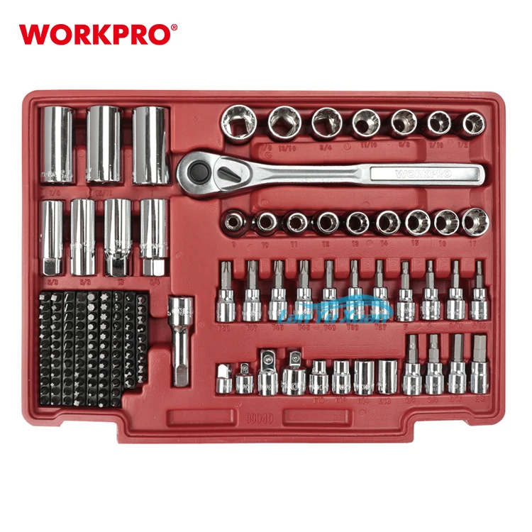 WORKPRO 450PC zestaw kluczy nasadowych mechanik ręczny z szufladą do ciężkich urządzeń