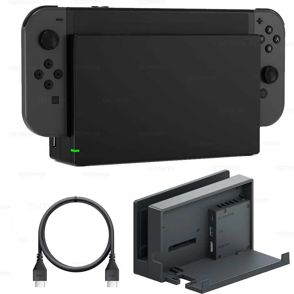 2 in 1 Charging TV Dock Station for Nintendo Switch Game Console with HDMI Cable Charger Docking Stand for NS Switch Accessories