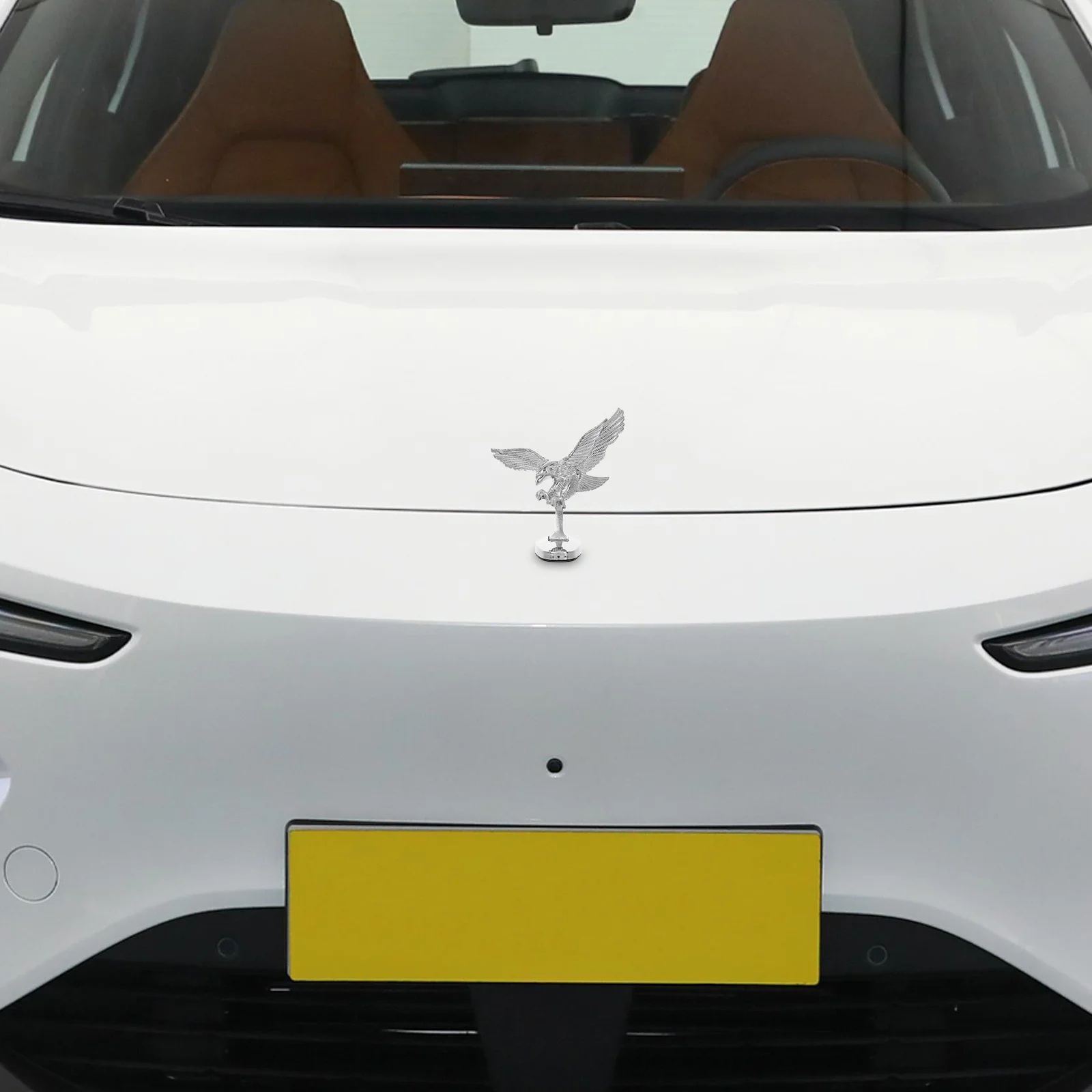 

Metal 3D Eagle Hood Ornament Universal Car Front Bonnet Automotive Decoration Styling Badge Decal Sculpture Accessory