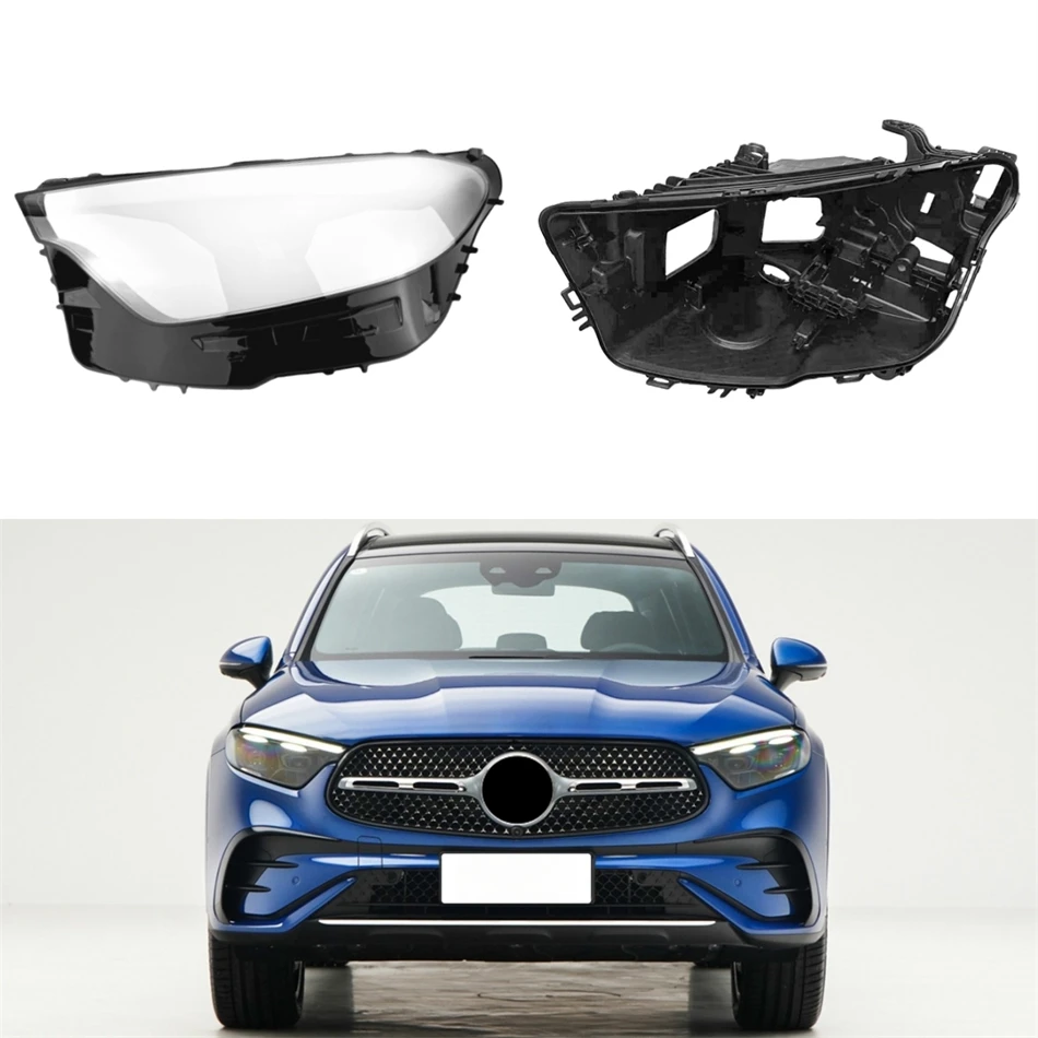 

For Mercedes Benz GLC W254 2023 2024 GLC200 GLC260 GLC300 Car Replacement Parts Base Head Lamp Shell Bracket Lampshades Lamp