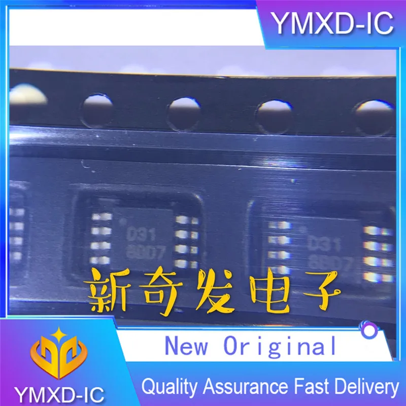 10Pcs/Lot New Original Dac8531e Silk Screen D31 Patch Msop8 16-Bit DAC Digital-to-Analog Converter Original Available in stock