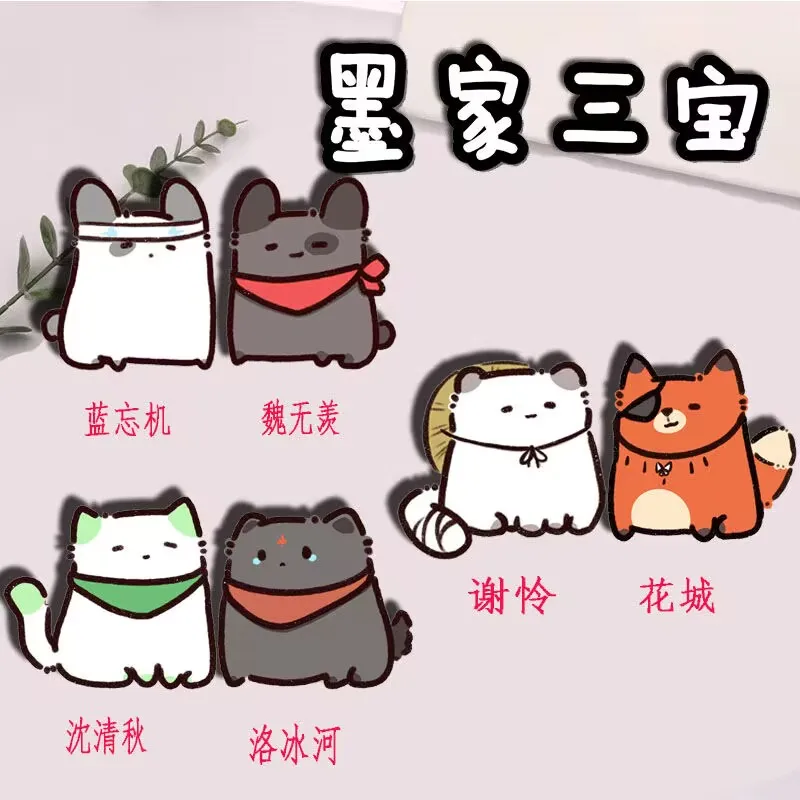 

Периферийные броши «Мойстическая трилогия», «Мастер Мойости» Xie Lian, Huacheng, LAN Wangji, Wei Wuxian, подвески с мультяшным значком