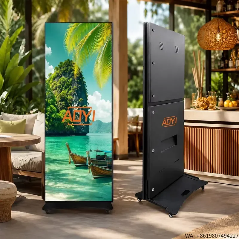 P2.5 High Performance Outdoor Waterproof High Brightness LED Digital Poster Display 640x1920mm for Advertising