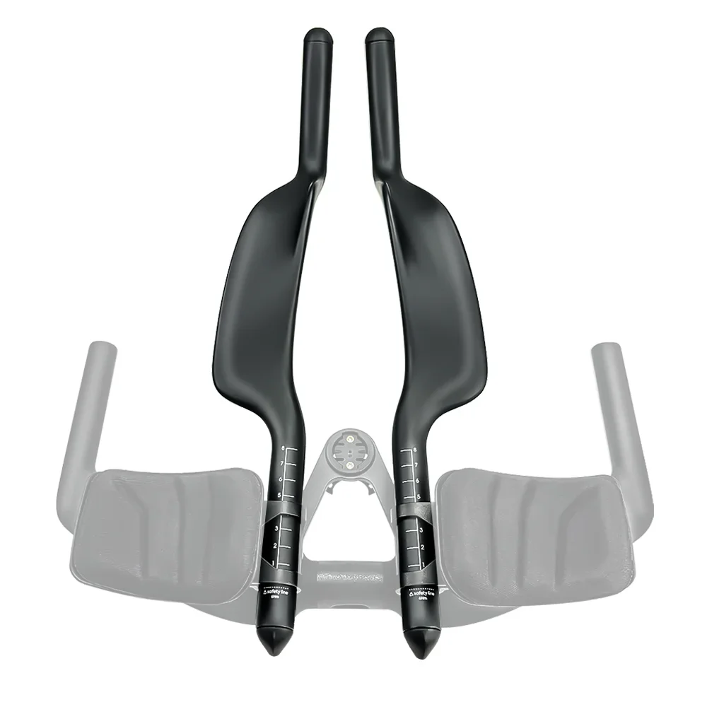 Neuer Carbon-Fahrrad-Lenker mit Clip-On Aero-Bars – Lenkerverlängerung für Triathlon und Zeitfahren – Fahrradteile