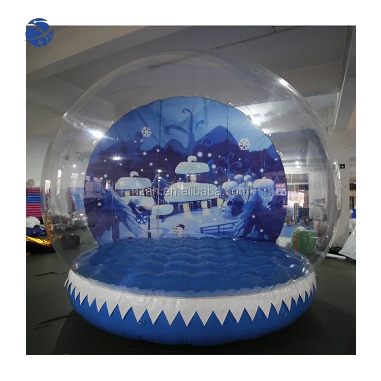 Xmas Inflatable Snow Globe House for Christmas Decoration