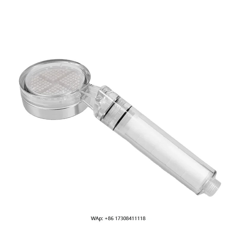 

Modern handheld showers with chrome-plated surfaces are easy to install for bathroom faucet accessories