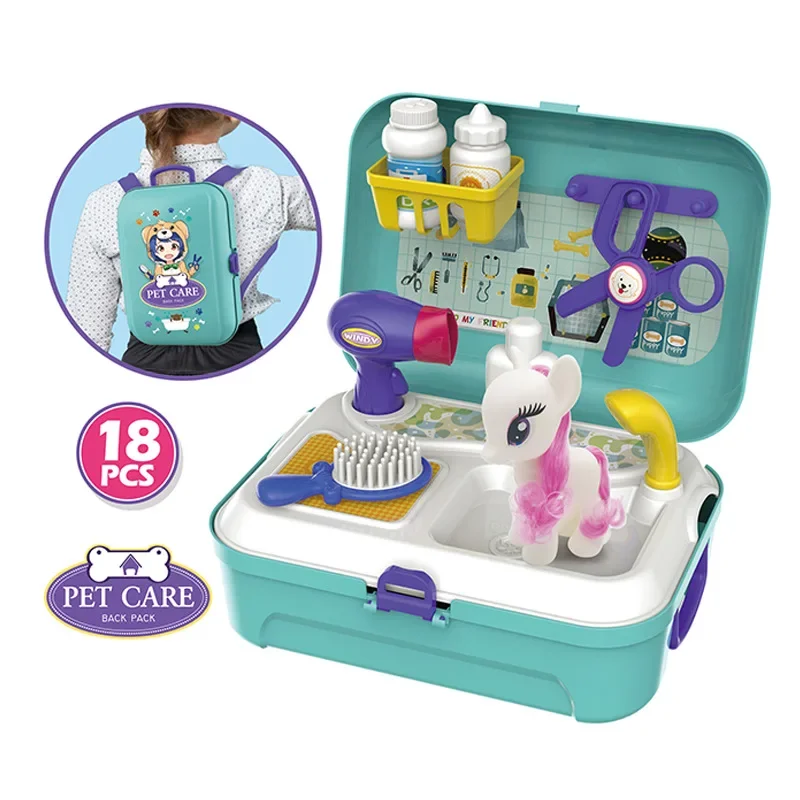 Jouets de cuisine miniatures en plastique pour enfants, jeu de simulation, docteur de la nourriture, lumière itude, ensemble de jouets de cuisine pour enfants, jeux pour filles, chaud, bébé