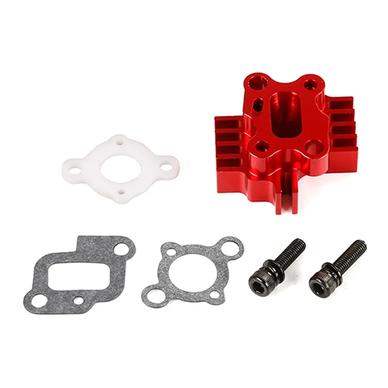 Tubo di aspirazione per 23Cc 26Cc 29Cc 30,5Cc per 1/5 HPI ROVAN KM Baja Losi 5T FG GoPed RedCat Rc Parti di automobili, Rosso