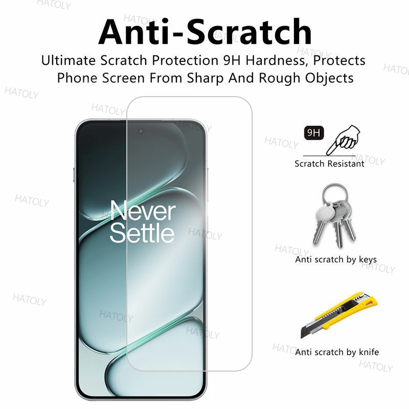 2/4 قطعة حامي الشاشة ل OnePlus 15R الزجاج المقسى OnePlus 15R الغراء الكامل المضادة للخدش طبقة رقيقة واقية الزجاج ل OnePlus 15R