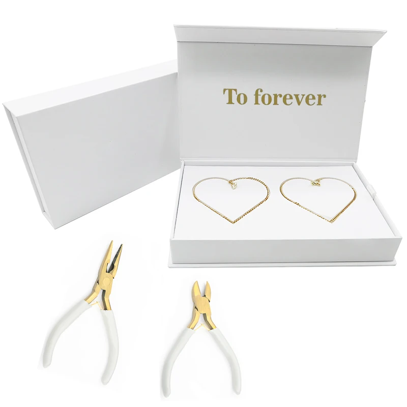 

Eternity Permanent Eternal Bracelet Set Couple Jewelry DIY Fashion Bracelet Kit Valentine's Gift for Lover Accept Drop Shipping