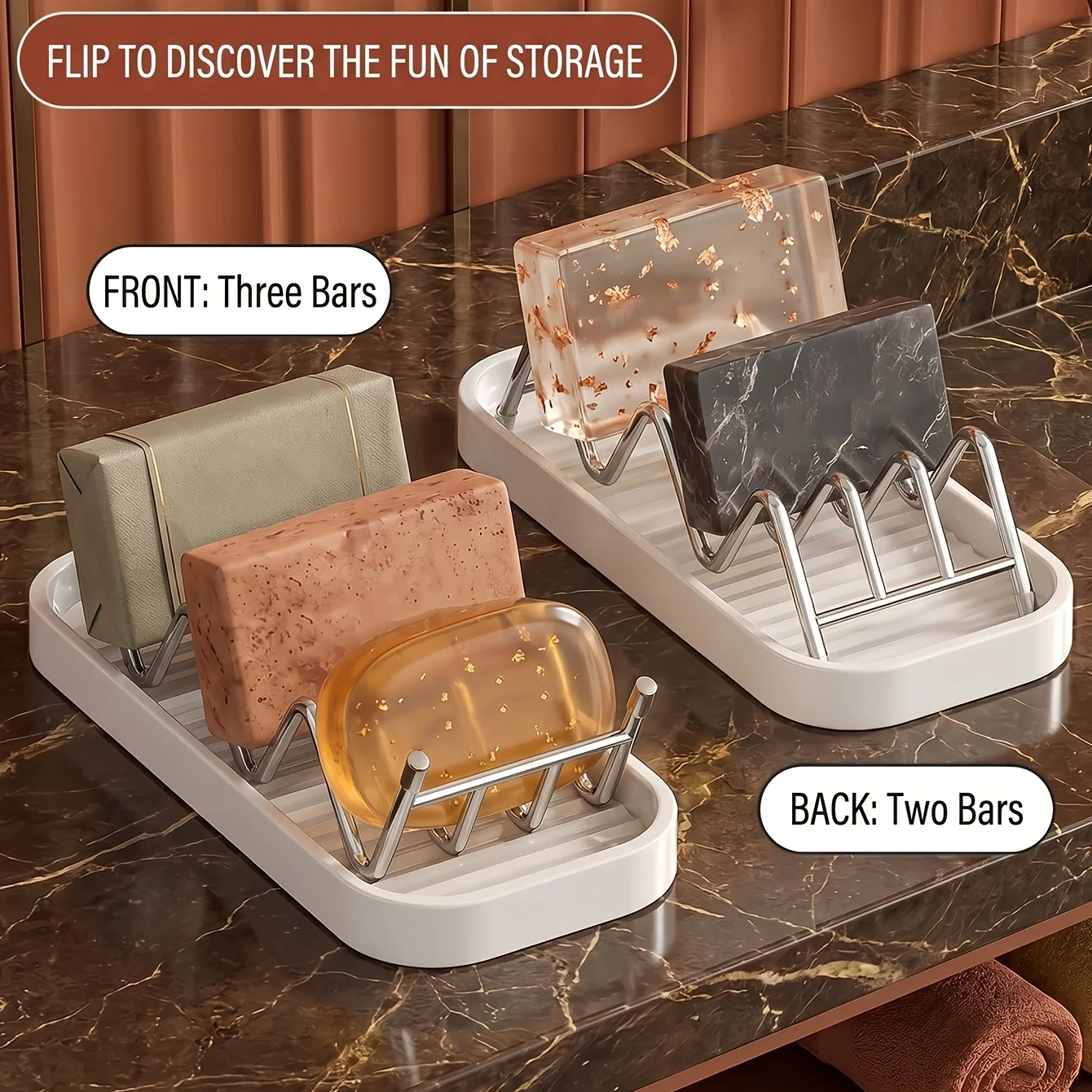 Home Depot Bathroom Sink - Wave Shaped Stainless Steel Drain Rack,