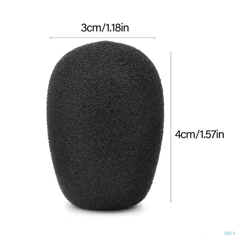 R91A 2/5/10PCS Soft Microphone Cover Filter Filter Foam Poam Cover для игровых наушников VXI B350XT 3450-C