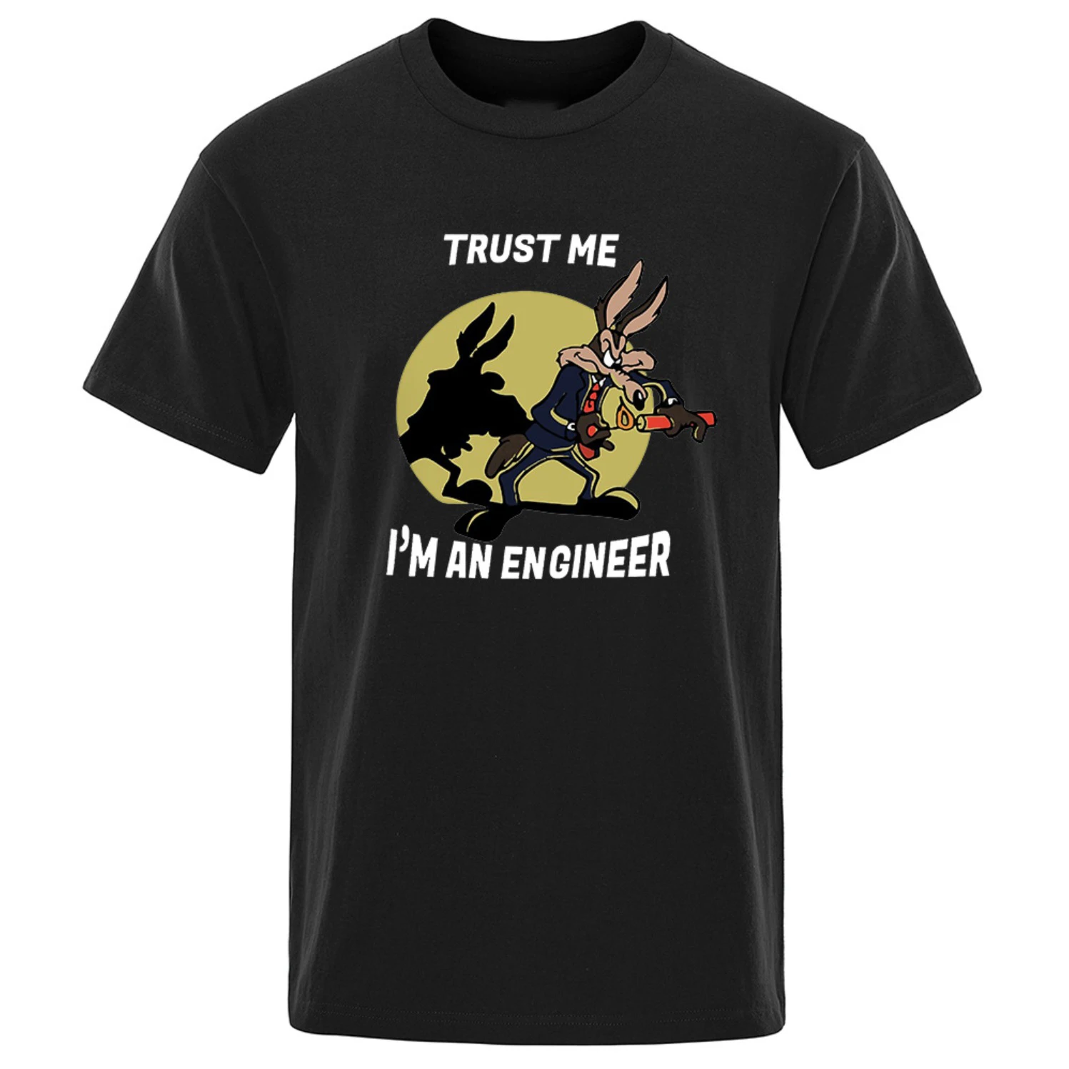 Believe me, I am an engineer. Fun T-shirt for men and women. Loose oversized engineering T-shirt for classic men\'s clothing