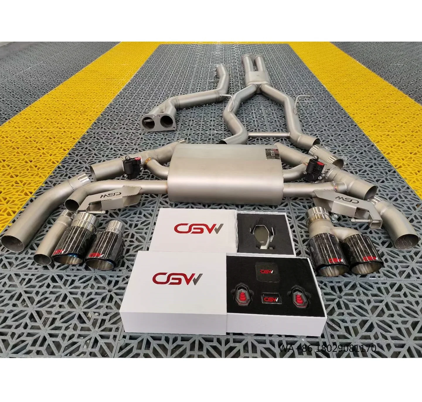 

Выхлопная система CGW с активным звуком, трубами Catback, даунпайпом и насадками для X3 M40i G01 2023 года по заводской цене