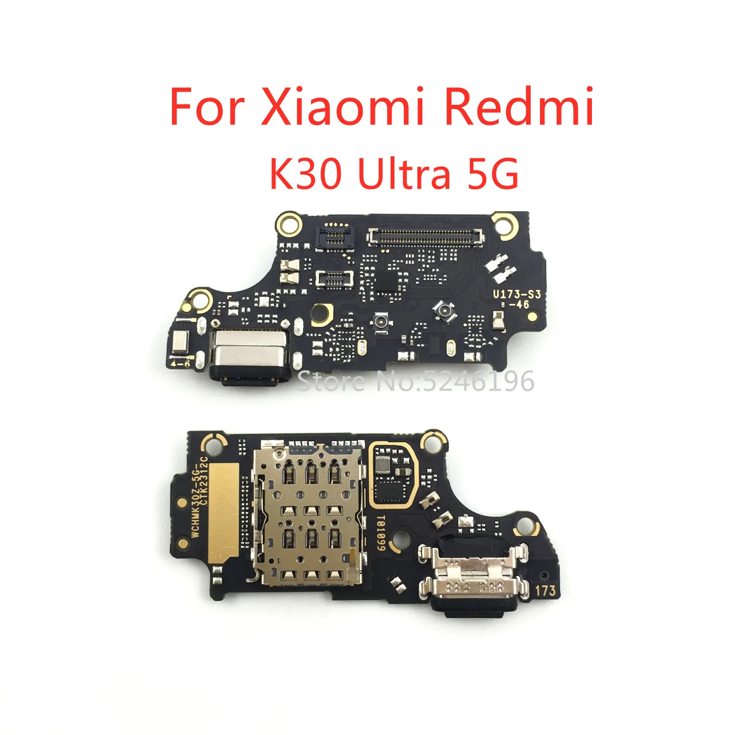 

1 шт. USB-порт, док-станция, зарядная плата, гибкий кабель для Xiaomi Redmi K30 Ultra 5G для Xiaomi Redmi K30Ultra 5G, запасные части