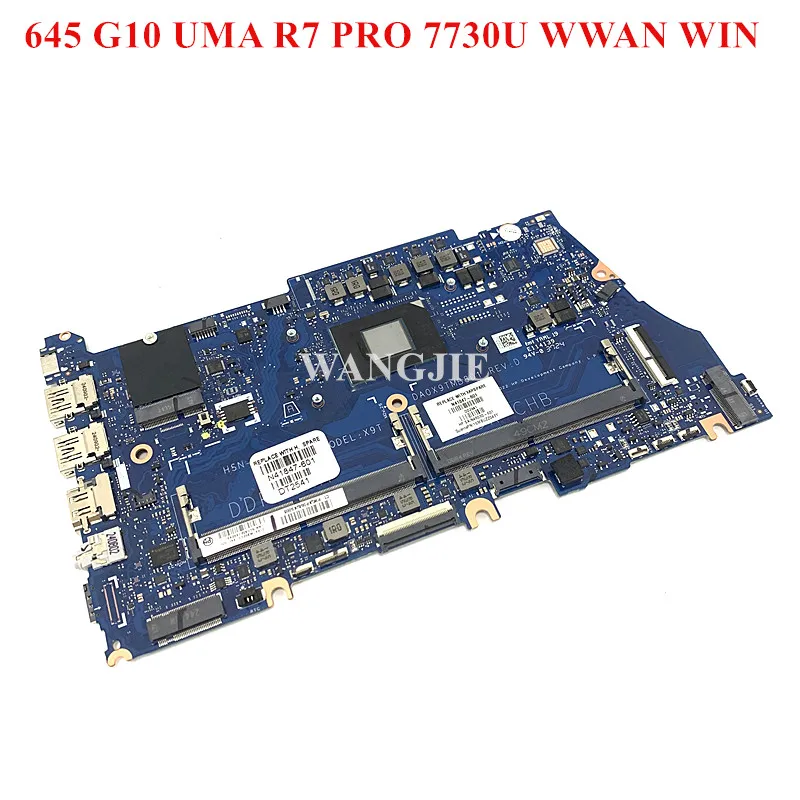 

Материнская плата для ноутбука HP EliteBook 645 G10 N41847-601 SPS-MB UMA R7 PRO 7730U WWAN WIN DA0X9TMB8D1, 100% рабочая