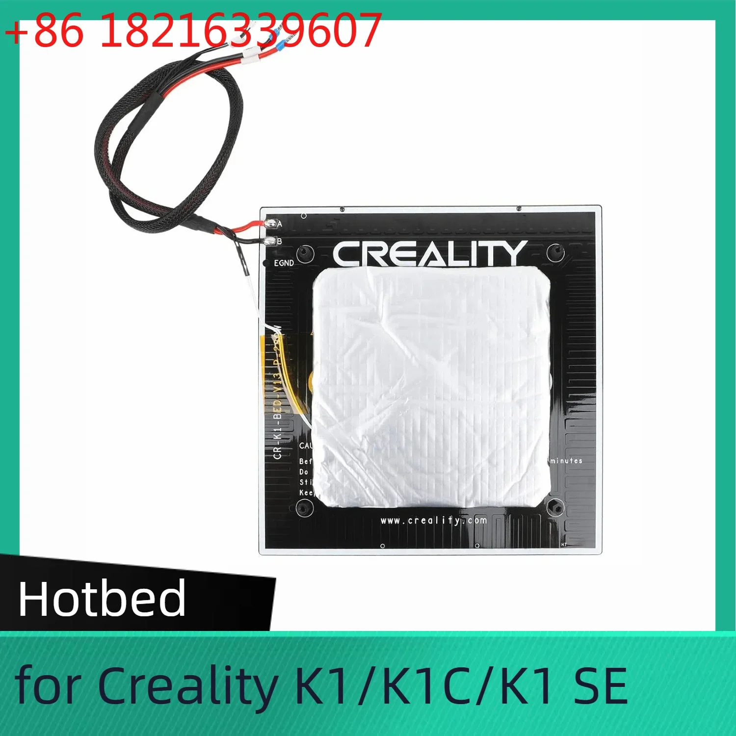 for K1 Hotbed Plate kit 24V 280W 235×235mm for K1C Heated Bed for Creality K1, K1C and K1 SE 3D Printer Accessories