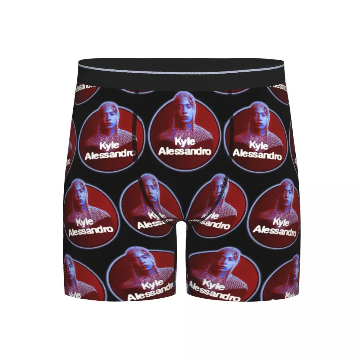 

Длинные трусы-боксеры, шорты с подписью, певица, Евровидение, Кайл, Алидерandro, мужское нижнее белье для Homme, мужской подарок бойфренду