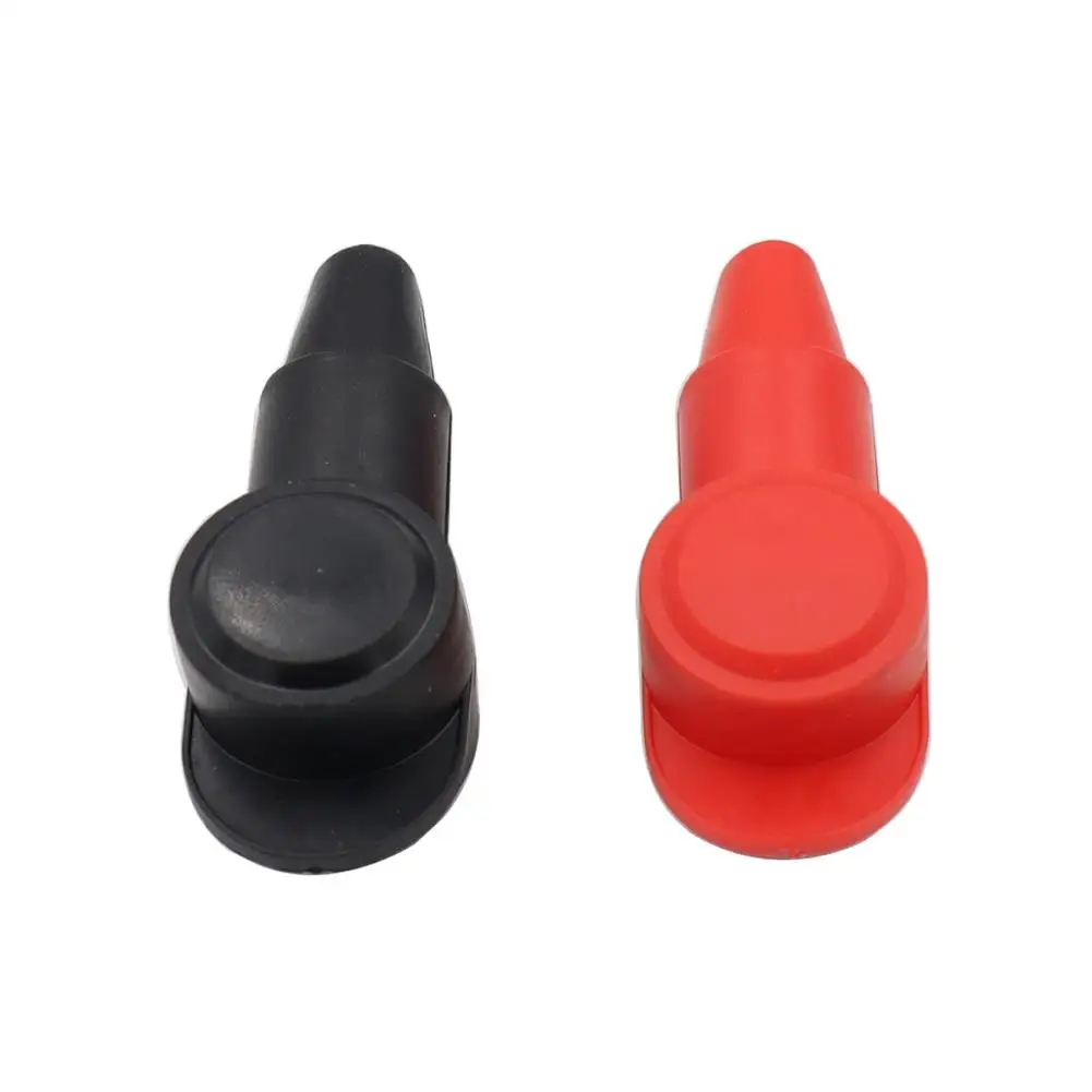 10 Pcs Silicone Terminal Covers Car Battery Pile Head Protective Caps Battery Flame Retardant Insulation Sheath Car Accessories