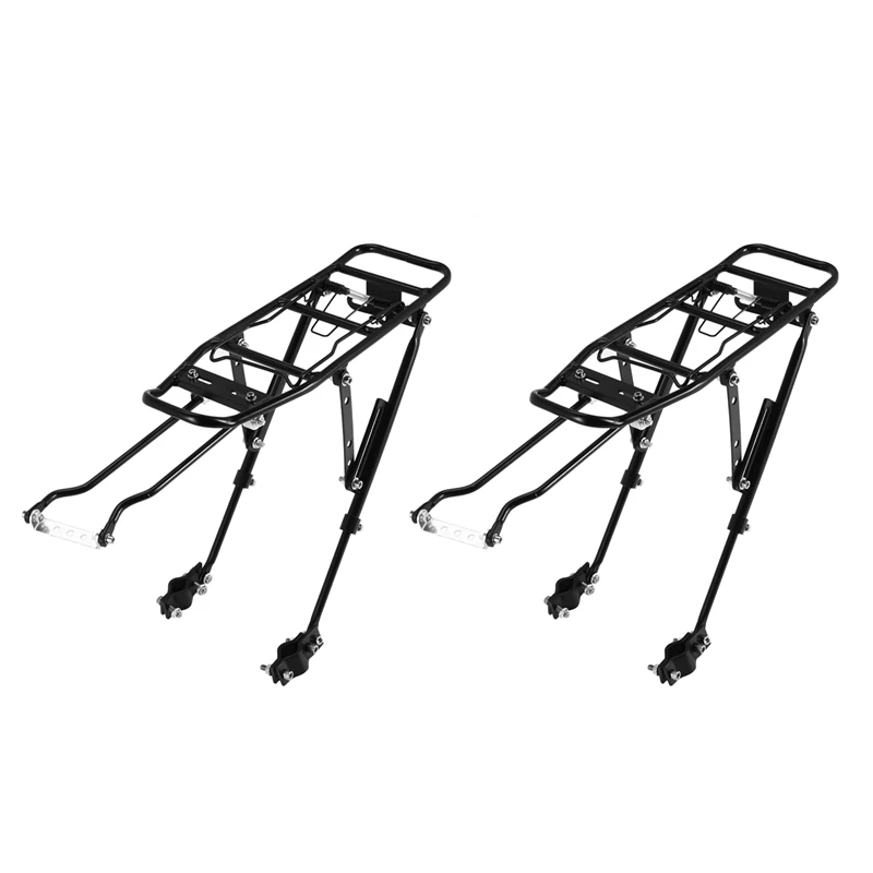 

2X багажник для велосипеда, дисковый тормоз, задняя стойка для велосипеда из алюминиевого сплава, складная багажник для шоссейного велосипеда, багажная полка