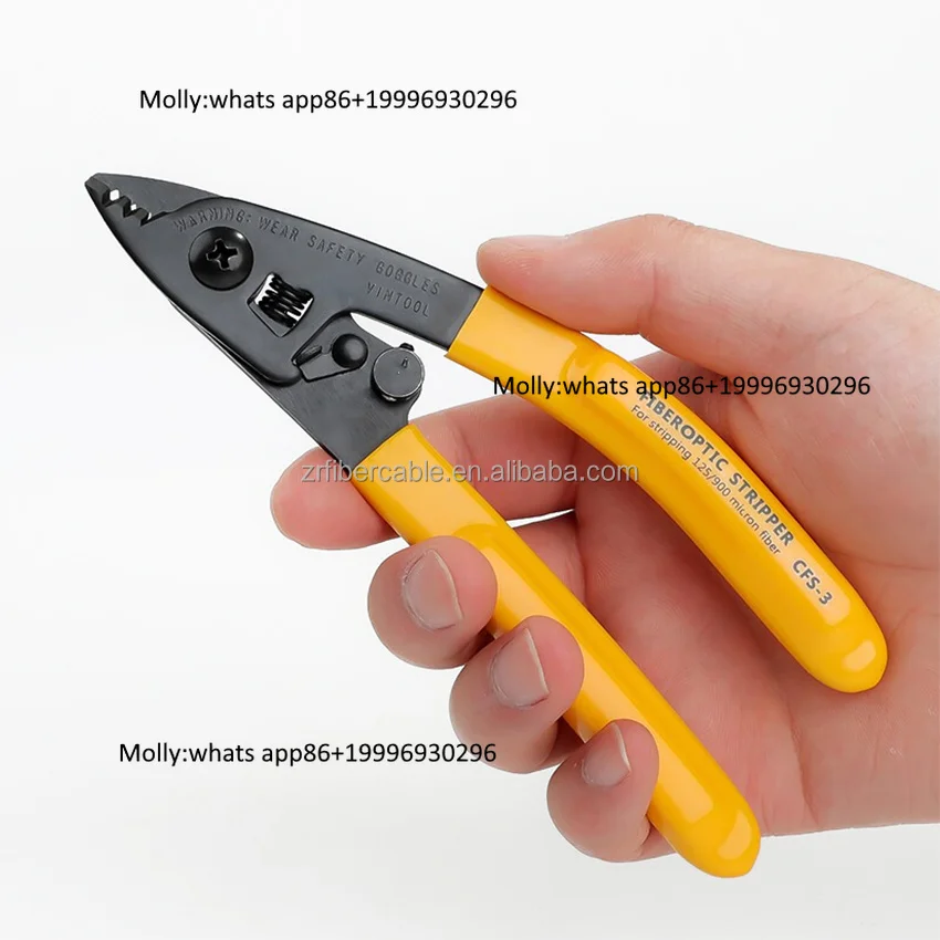 tri-hole 3 hole cfs3 optical cable fiber stripper