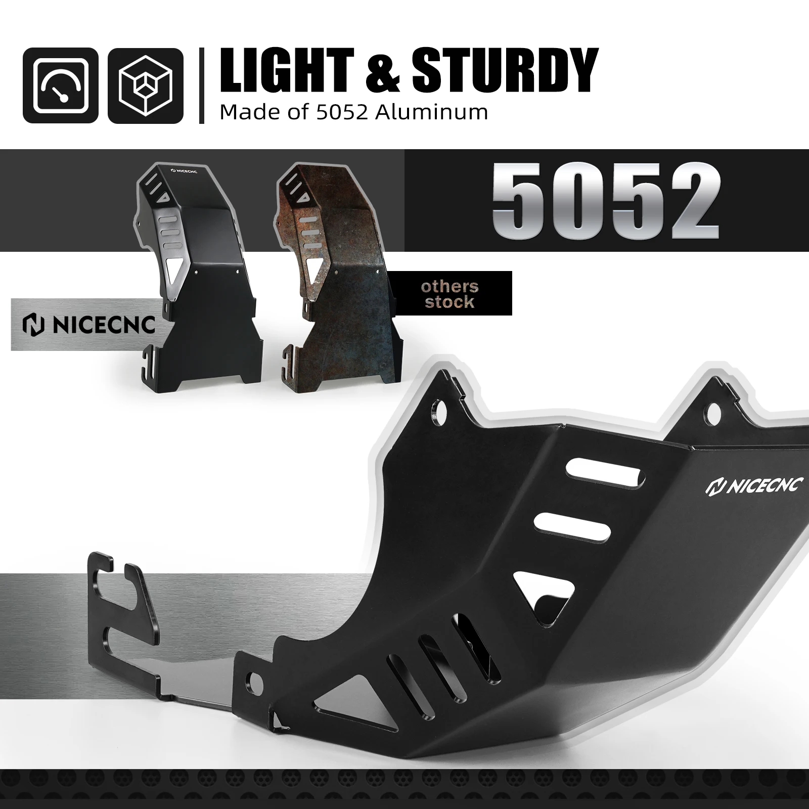 NICECNC Für Surron Light Bee X S L1E Elektrische Dirt Bike Rahmen Sliders Crash-schutz Motor Chassis Schutz Für Segway X160 X260 – Detail 6