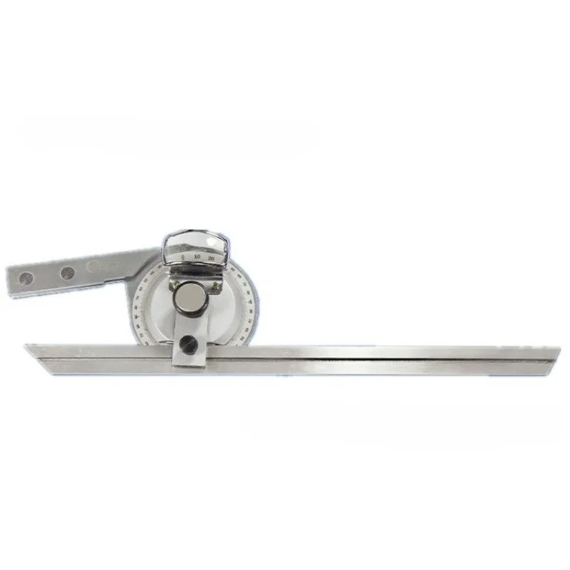 0-180/0-320/0-360 Stainless Steel Vernier Protractor Universal Combination Angle Ruler Industrial Measuring Tool