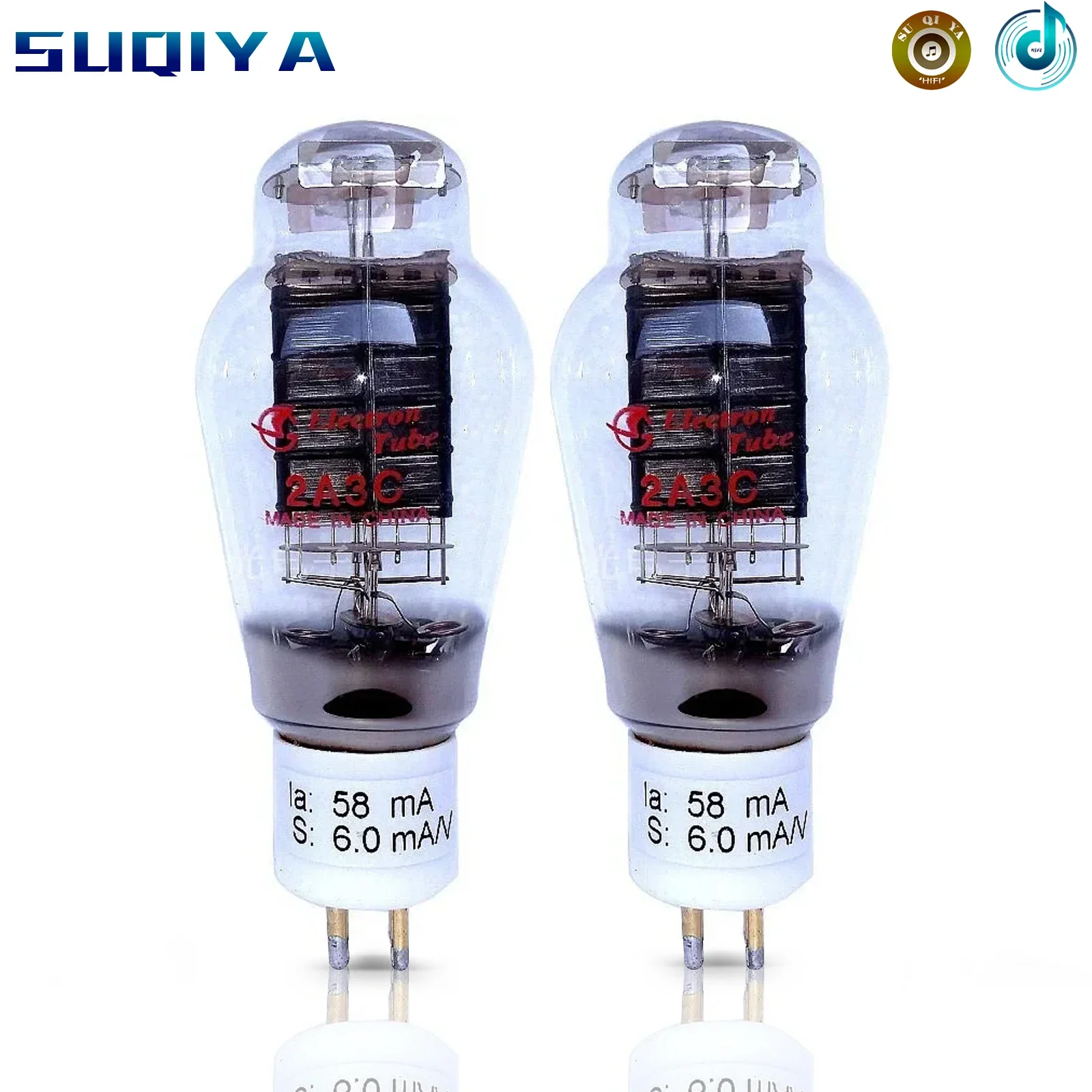 

Brand new Shuguang 2A3C Tube for 2A3Tubes Vacuum Tube Amplifier HIFI Audio AMP Factory Match Test Genuine