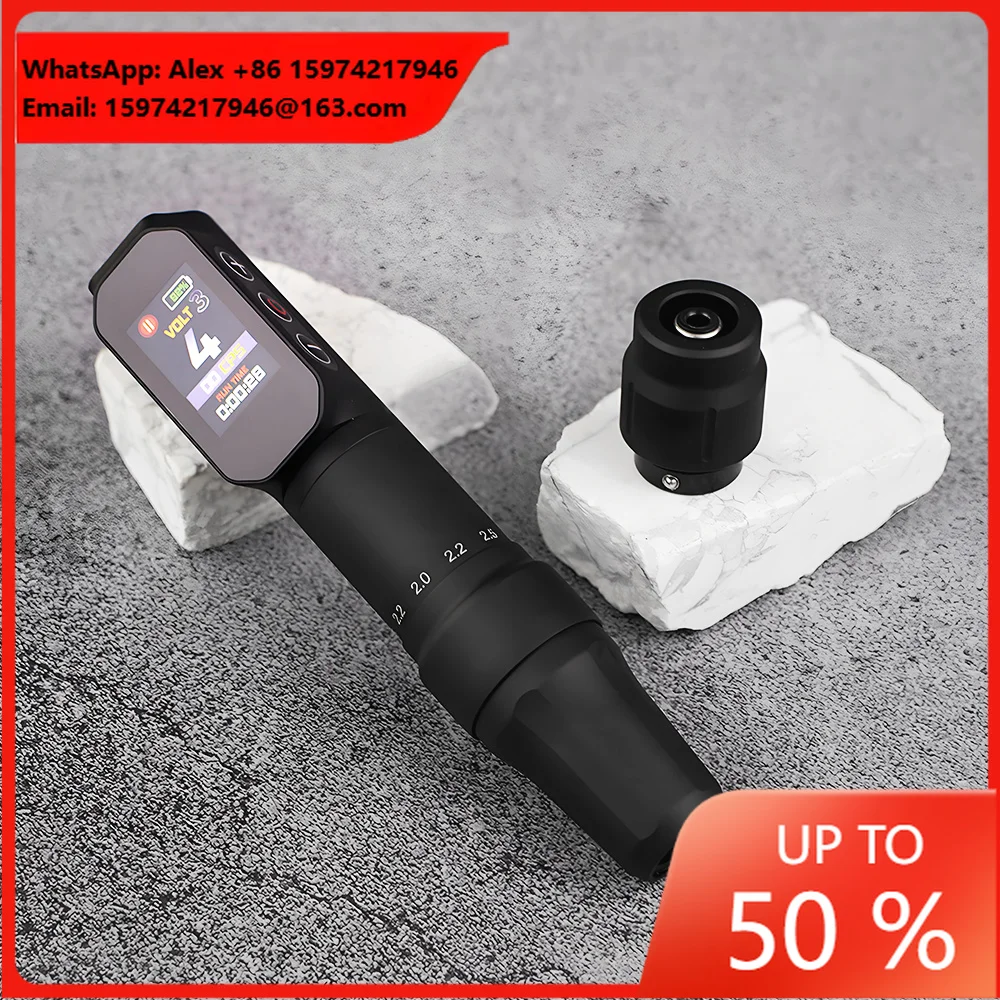 OEM Wireless PMU Machine Rechargeable Tattoo Pen With Color Screen For Microblading Eyebrow Lip