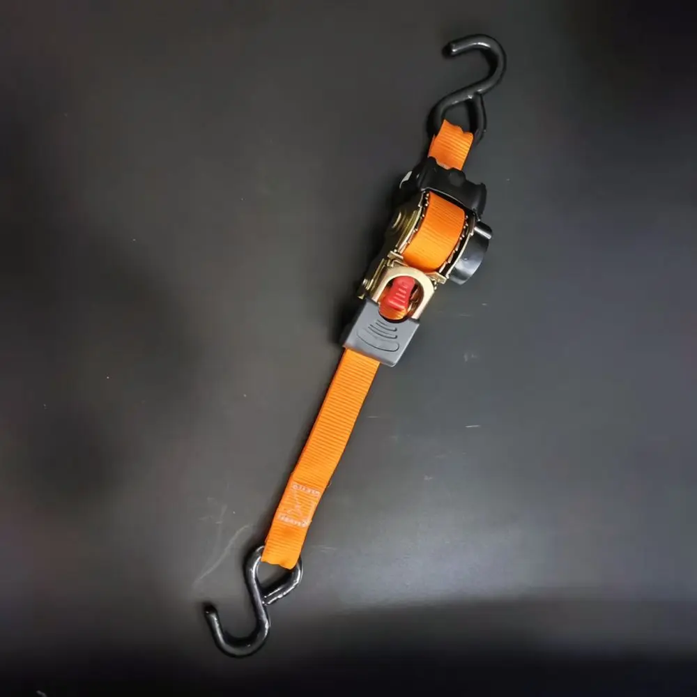 Retractable Cargo Lashing Strap For Truck Trailer Boat Polyester Webbing Fastening Belt Secure Ratchet Tie Down Tool Kit