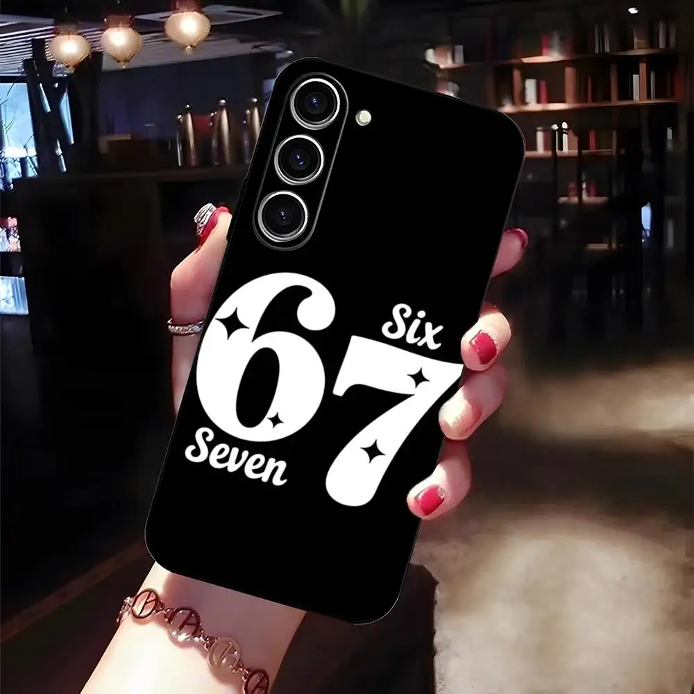 67 Six Seven Phone Case For Samsung S26 S25 Plus S20 S20 Plus S22 Ultra S23 FE S21 Plus S21 Ultra Soft Cover